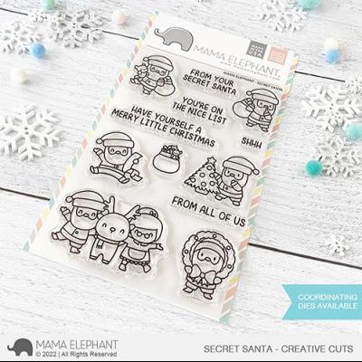 Mama Elephant Clear Stamps - Secret Santa